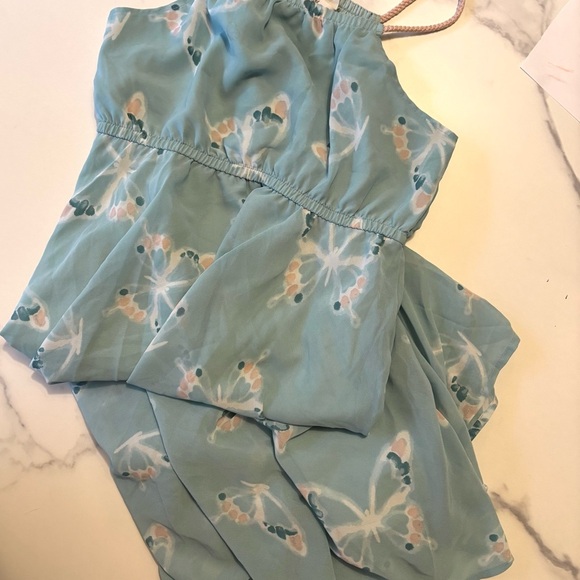 Kids H&M ASYMMETRIC
CHIFFON DRESS Butterfly Print - Picture 4 of 4